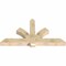 Ekena Millwork Redmond Rough Sawn Timber Gable Bracket, Douglas Fir, 72"W x 39"H x 6"D x 6"F, 13/12 Pitch GBW072X39X0606RED00RDF - alternate 3